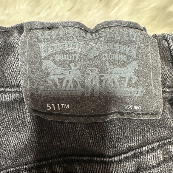 Levi's Jeans Black Size 7X - Picture 15 of 16